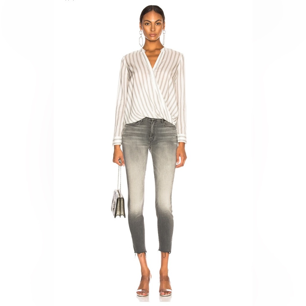 MOTHER Looker Ankle Fray Supermoon Wash Size 27 - Picture 1 of 10